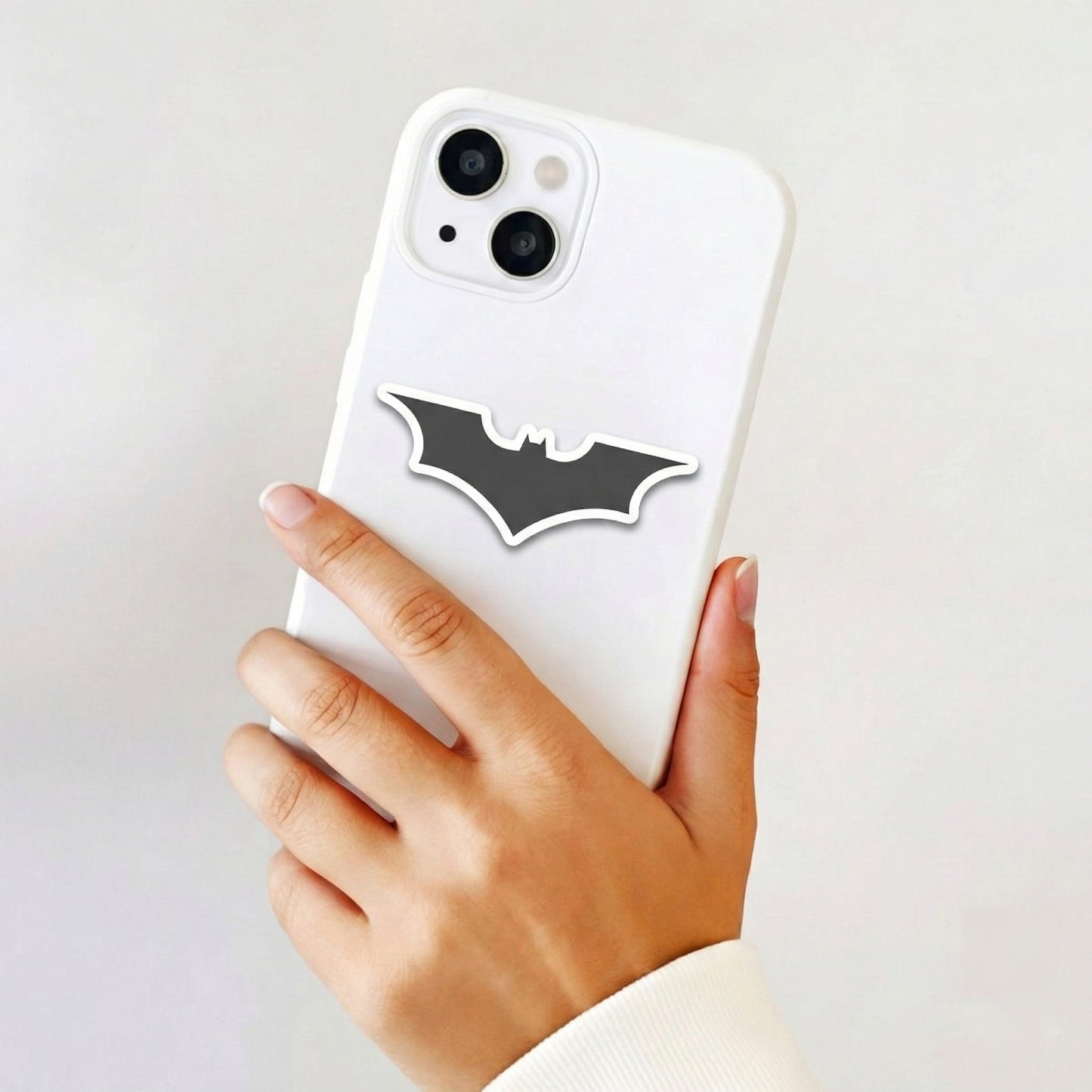 Minimal Bat Silhouette Sticker