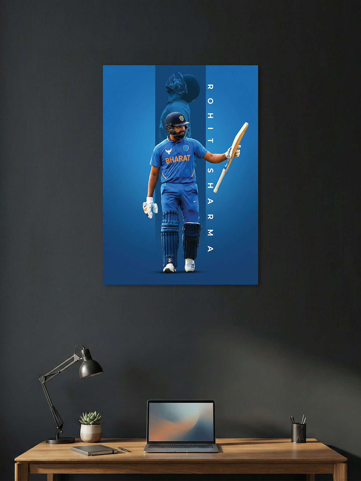 Legacy Walk – Indian Cricket Captain Tribute Wall Poster