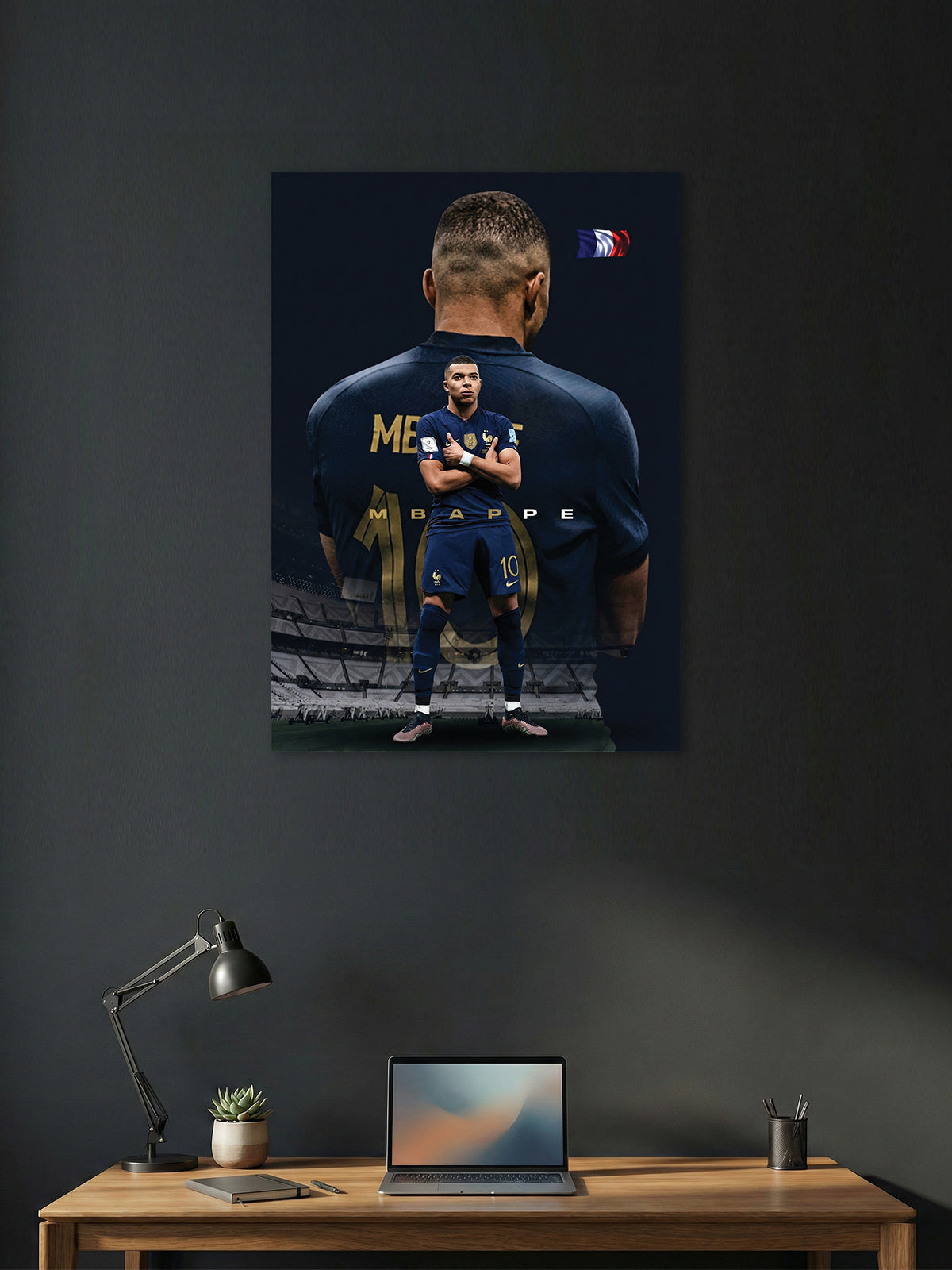 No. 10 Ascension – Modern Football Phenom Wall Poster