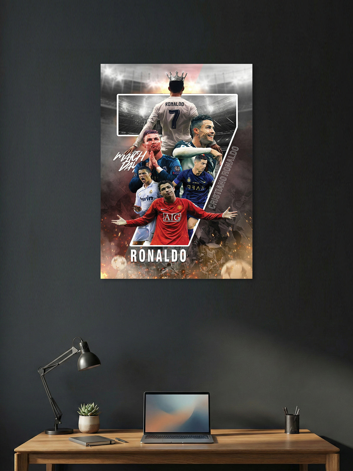 No.7 Immortal Legacy – Elite Football Career Art Wall Poster