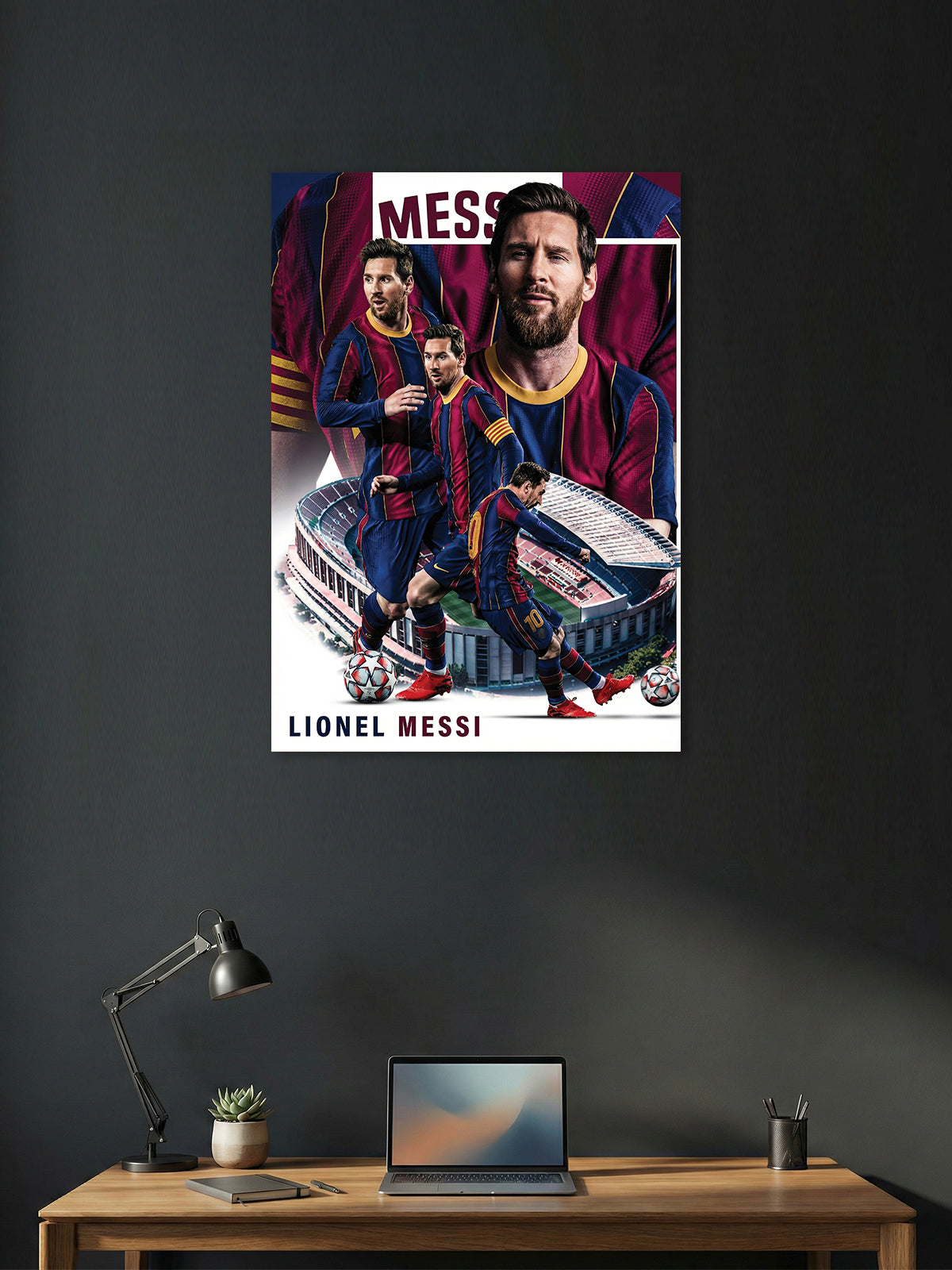 Legacy in Motion Football Wall Poster
