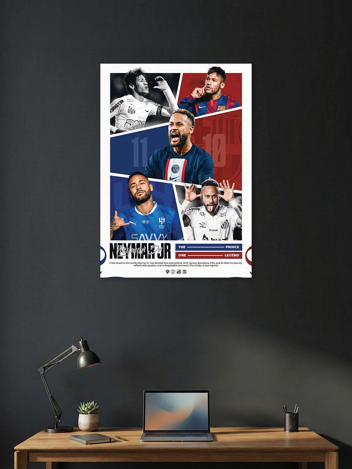 The Prince of Flair Football Wall Poster