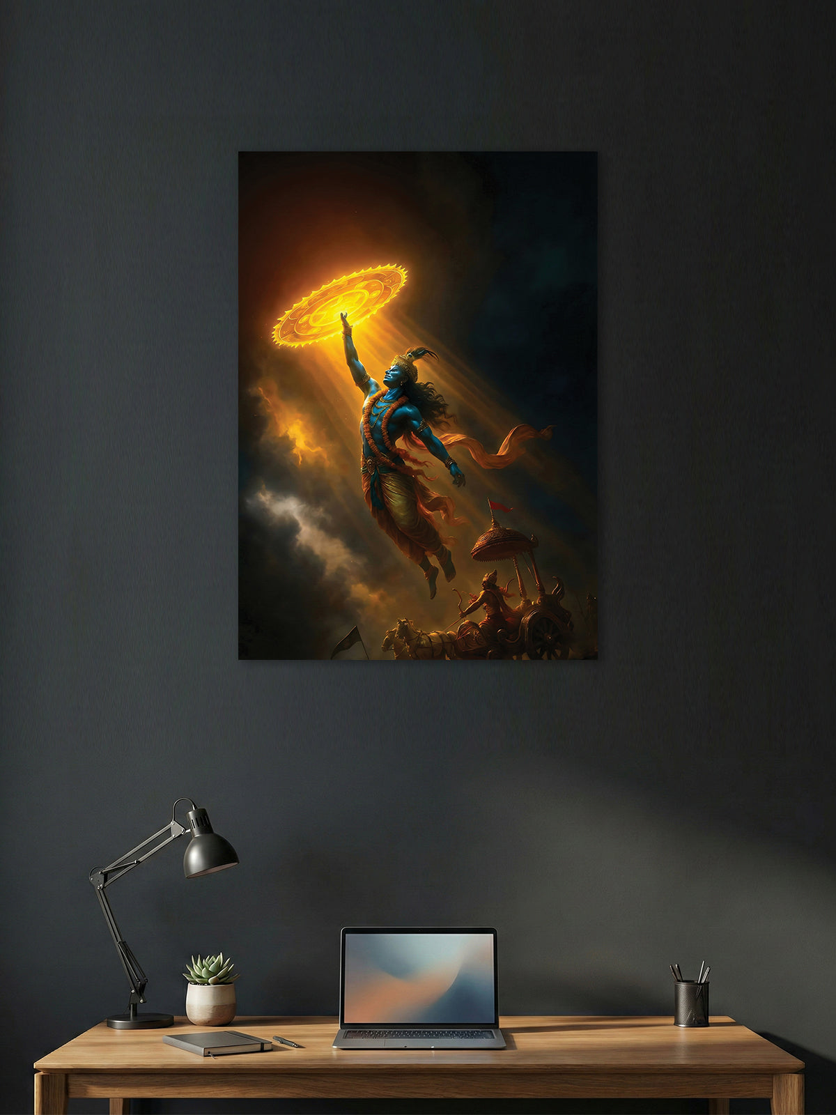 Krishna – Sudarshan Chakra of Dharma Poster