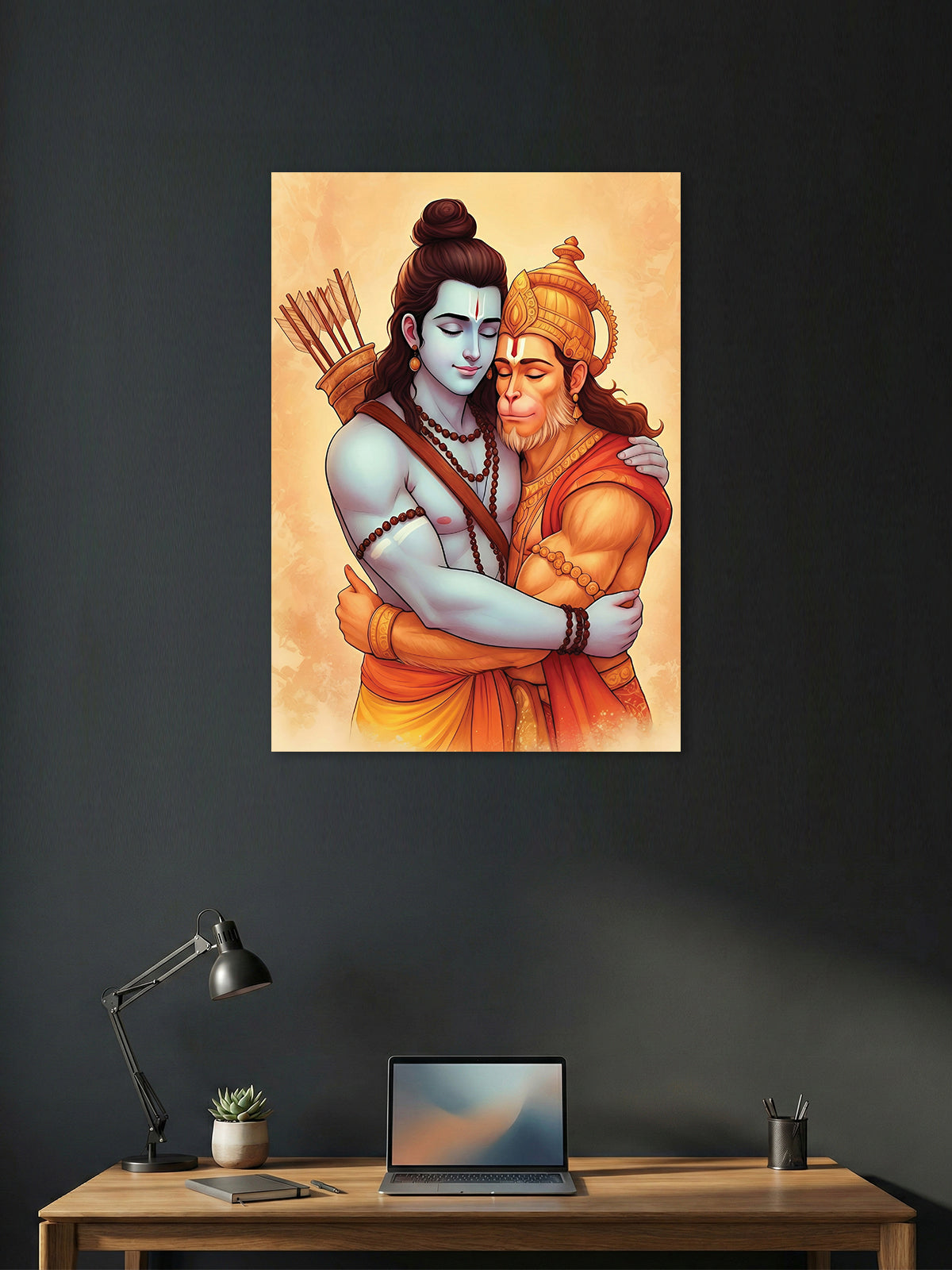 Shri Ram–Hanuman Wall Poster