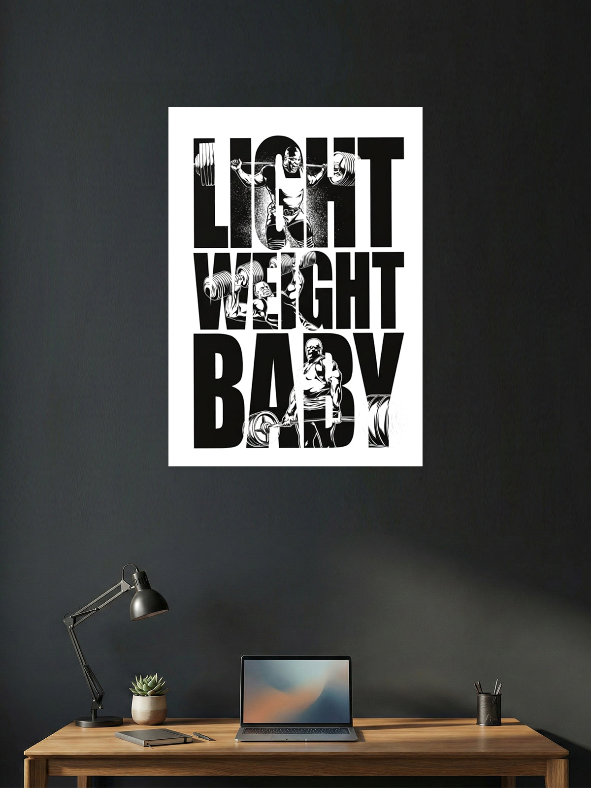 Light Weight Baby – Gym Motivation Typography Poster