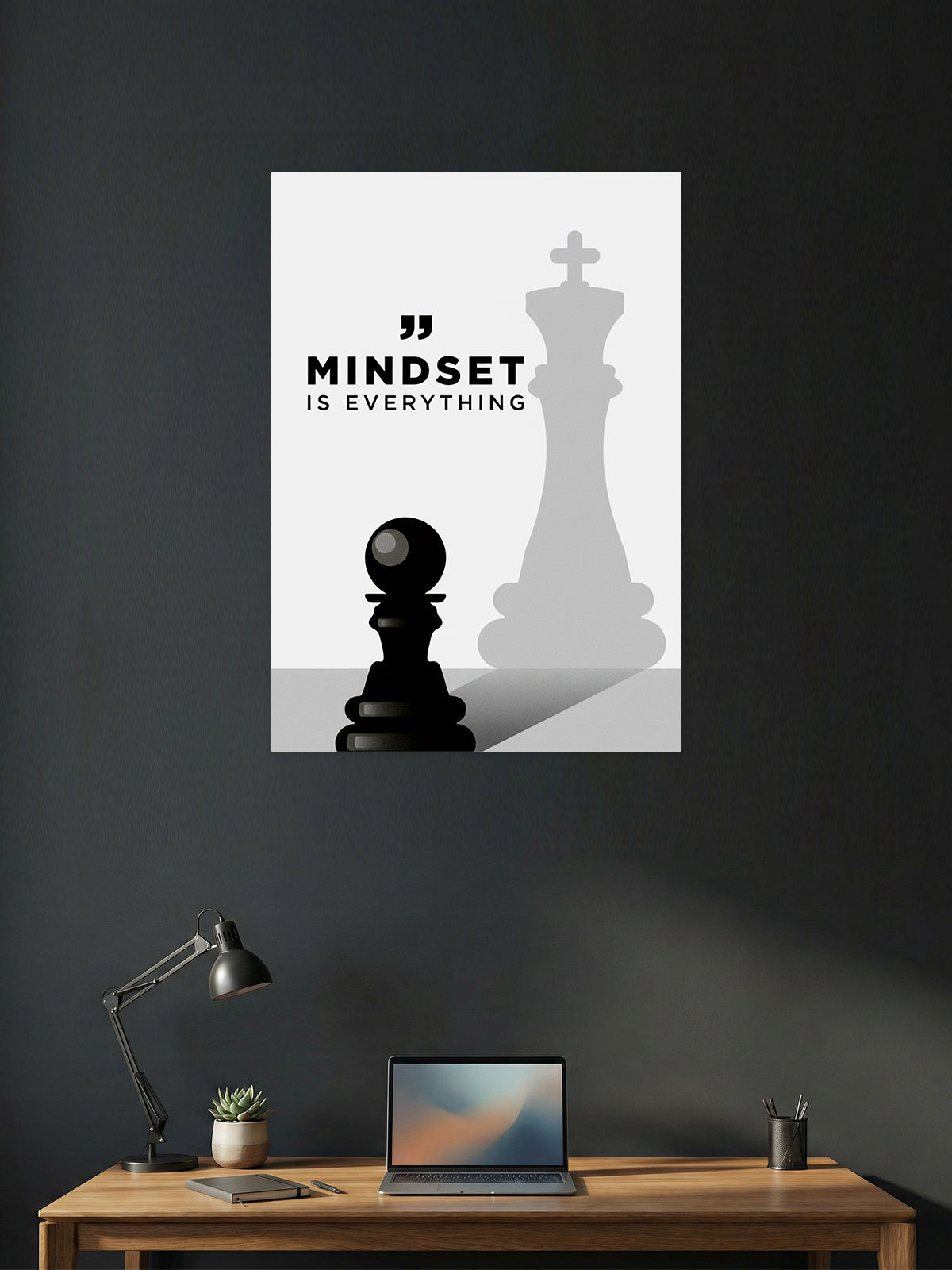 Mindset Is Everything – Strategy Mindset Poster
