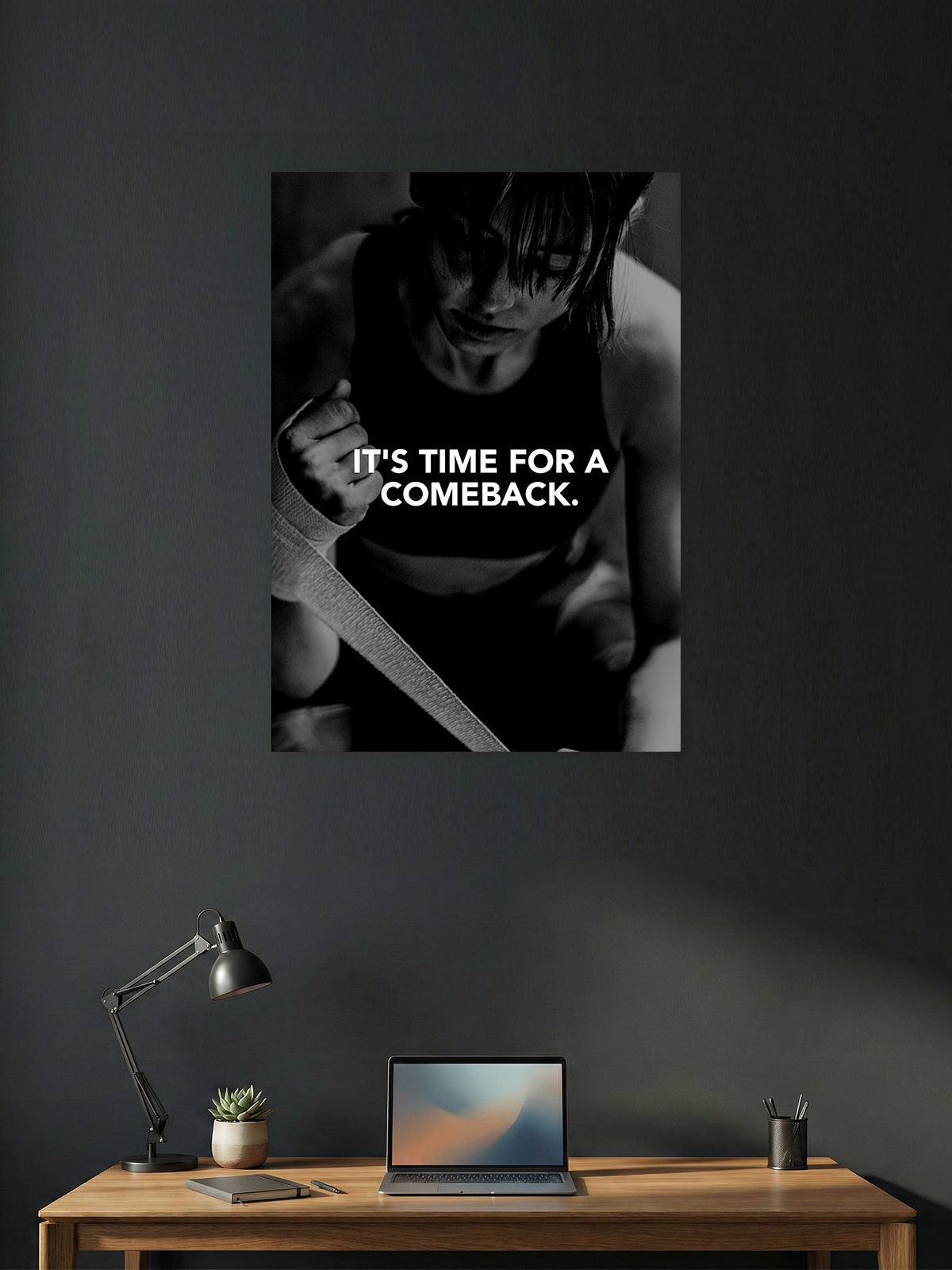 It’s Time for a Comeback – Resilience & Restart Motivation Poster