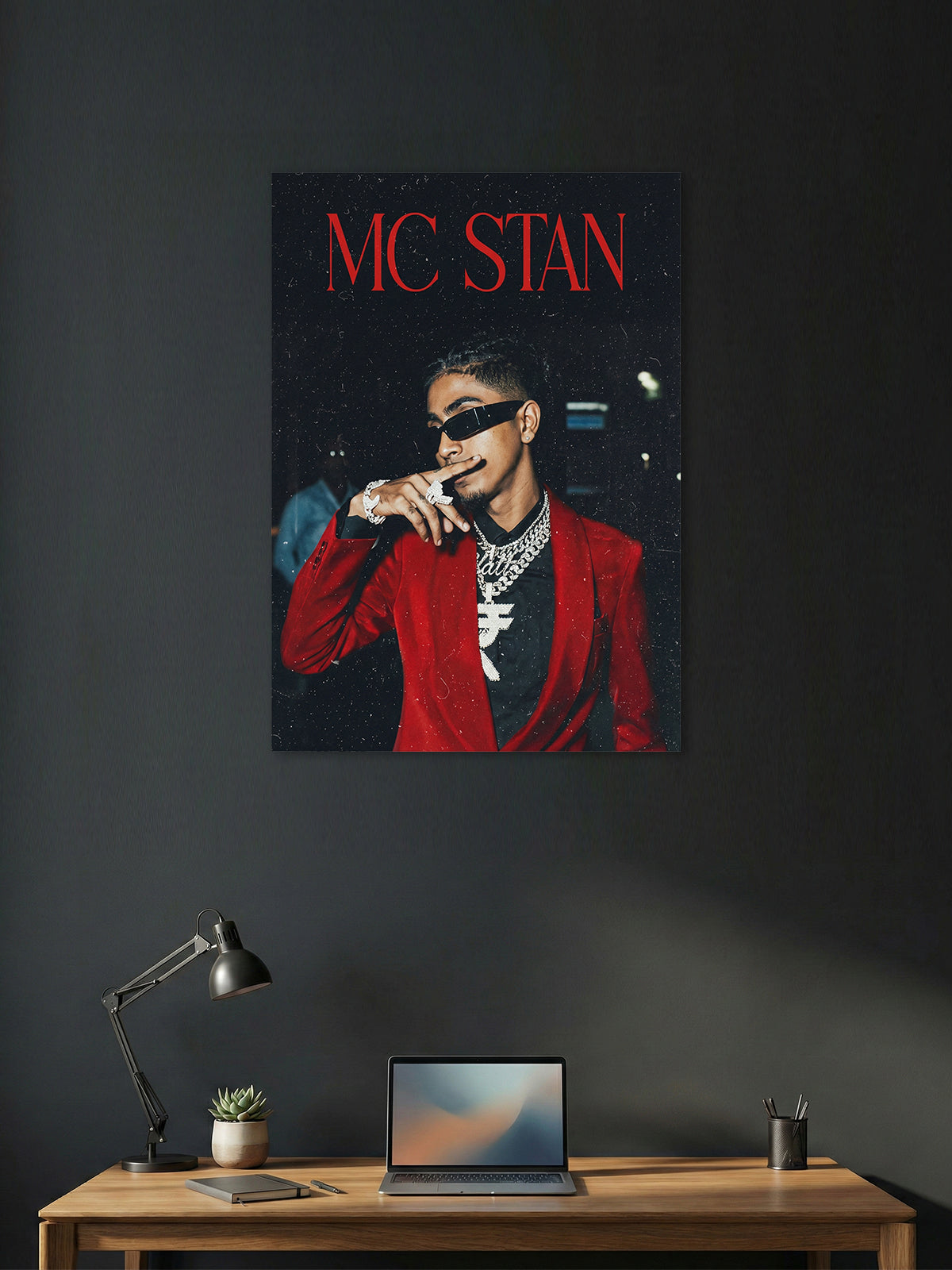 MC Stan – Indian Hip-Hop Portrait Poster