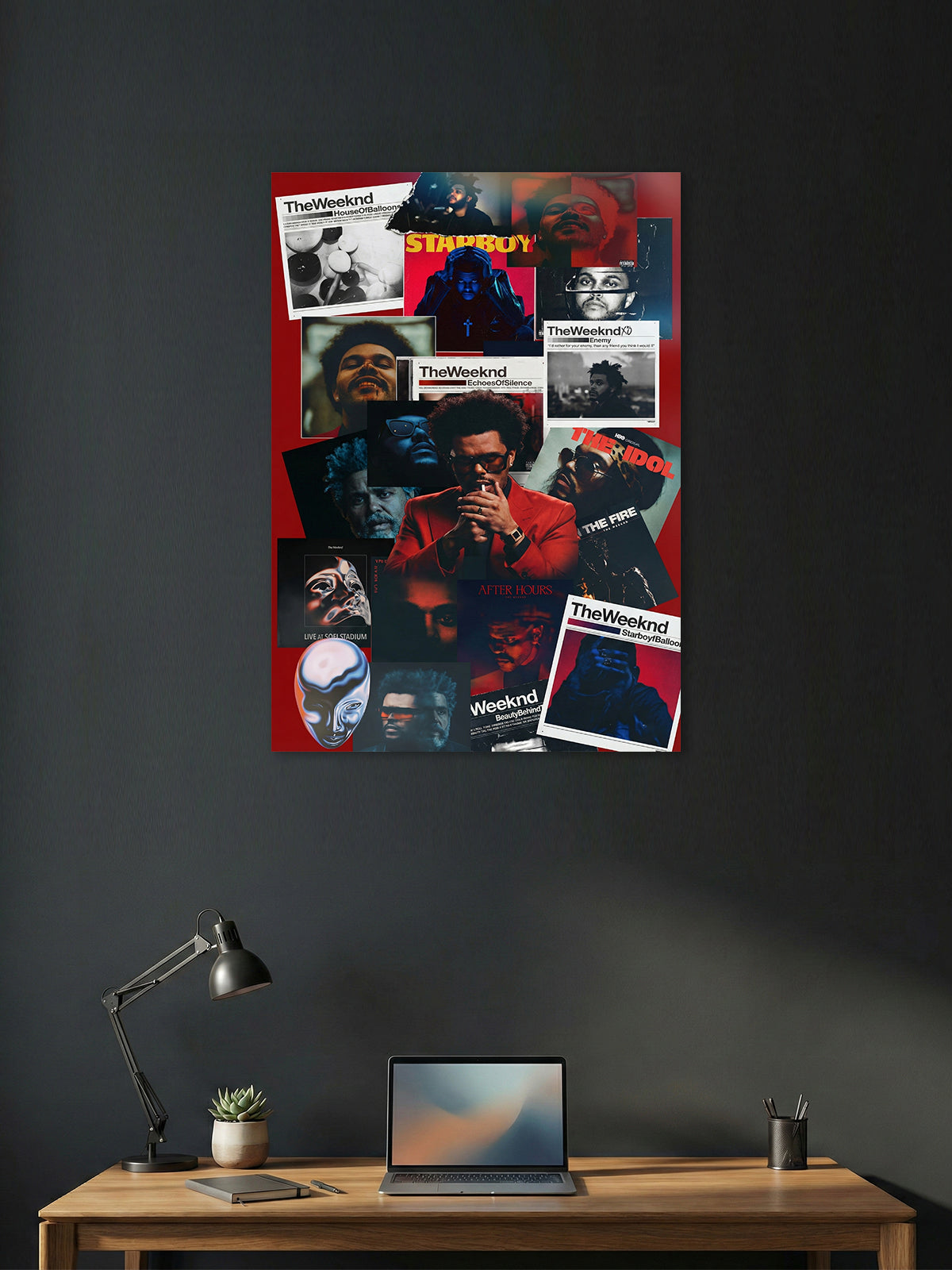 The Weeknd – Discography Collage Poster