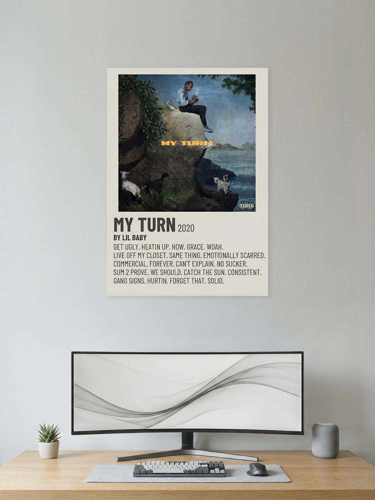 Lil Baby – My Turn (2020) Album Cover Wall Poster
