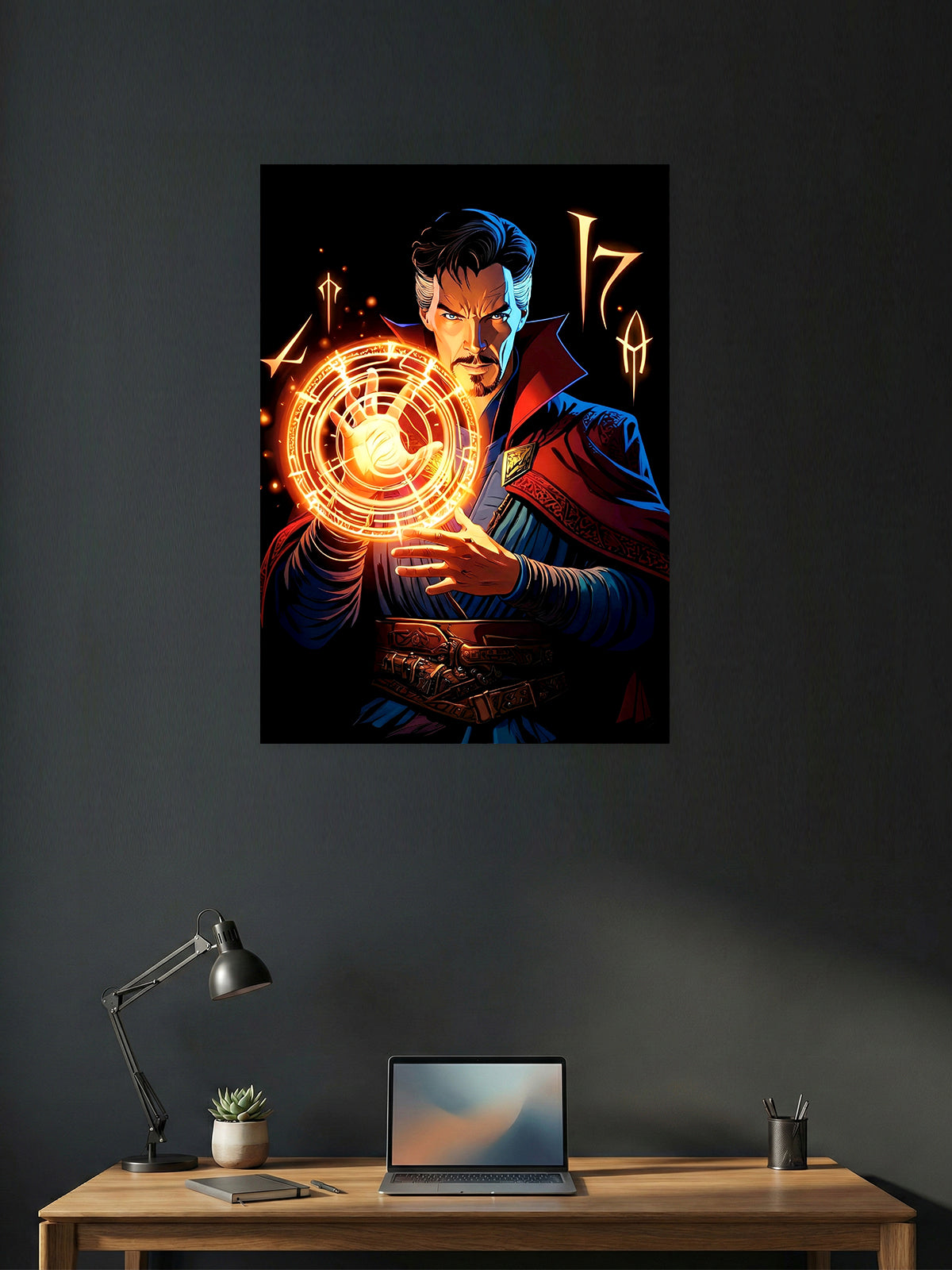 Doctor Strange Mystic Shield Magic Wall Poster