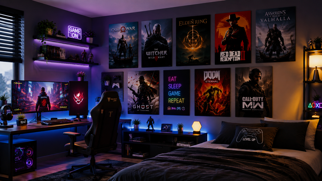 Top Gaming Room Poster Ideas to Upgrade Your Setup in 2026 | SHDW.STICK