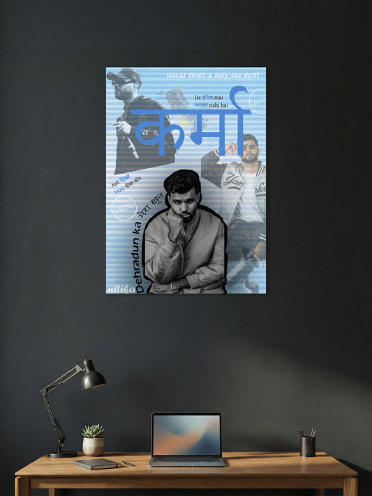 KARMA Rap Art Poster