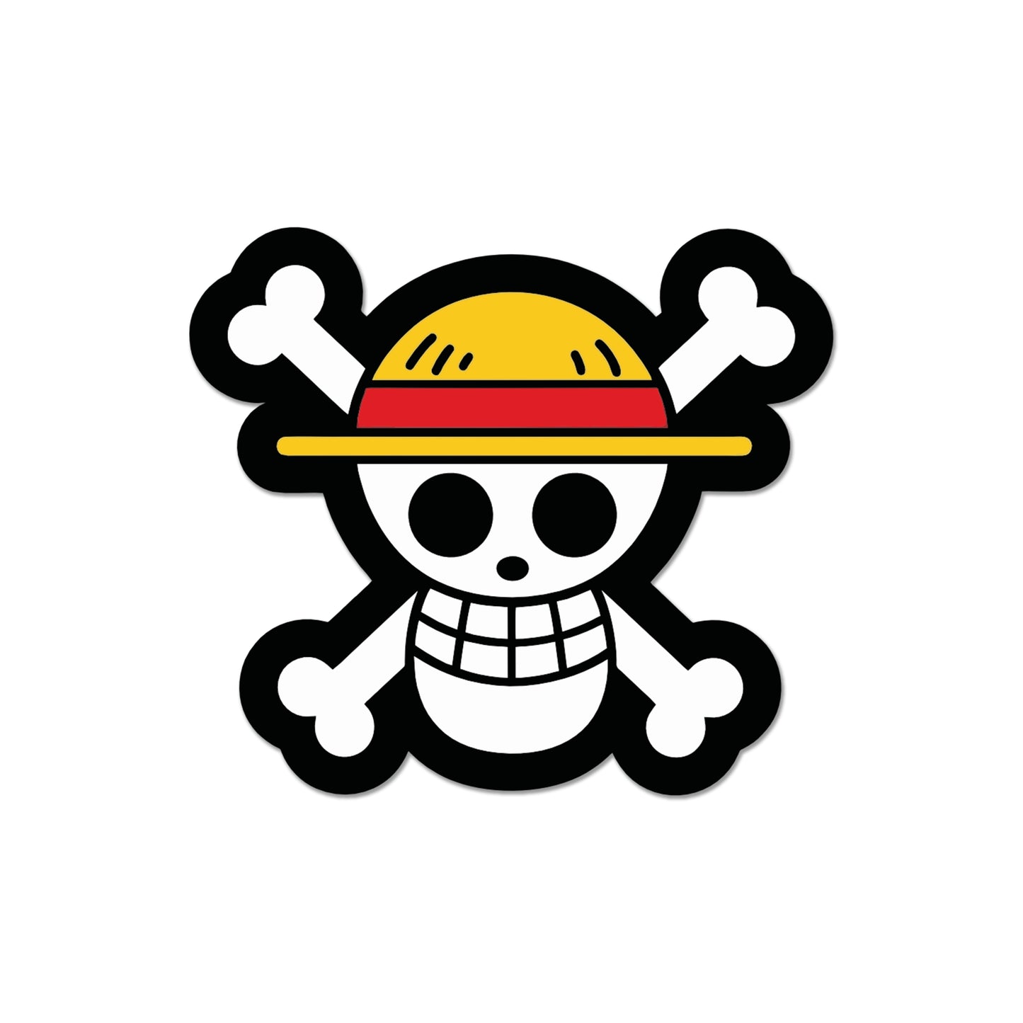 Anime Pirate Skull Hat Sticker