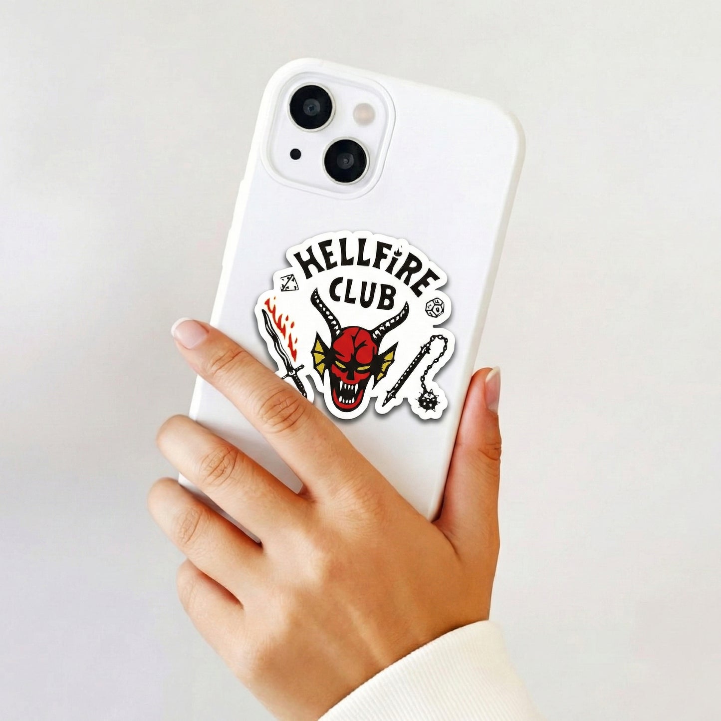 Hellfire Club Devil Graphic Sticker