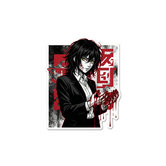 Dark Anime Character Sticker