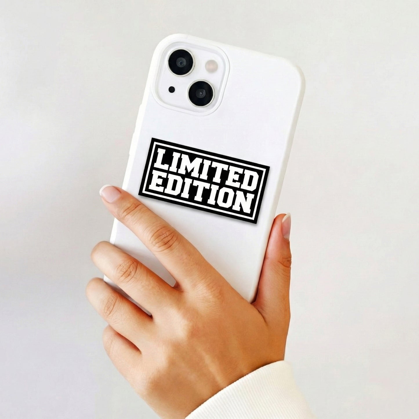 Limited Edition Bold Typography Sticker