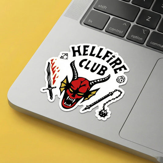 Hellfire Club Devil Graphic Sticker
