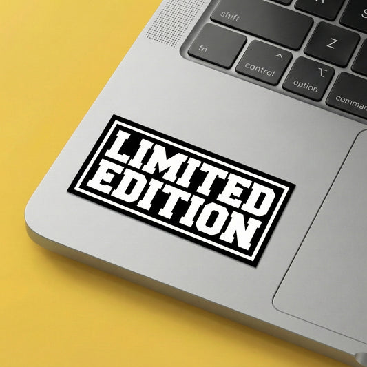 Limited Edition Bold Typography Sticker