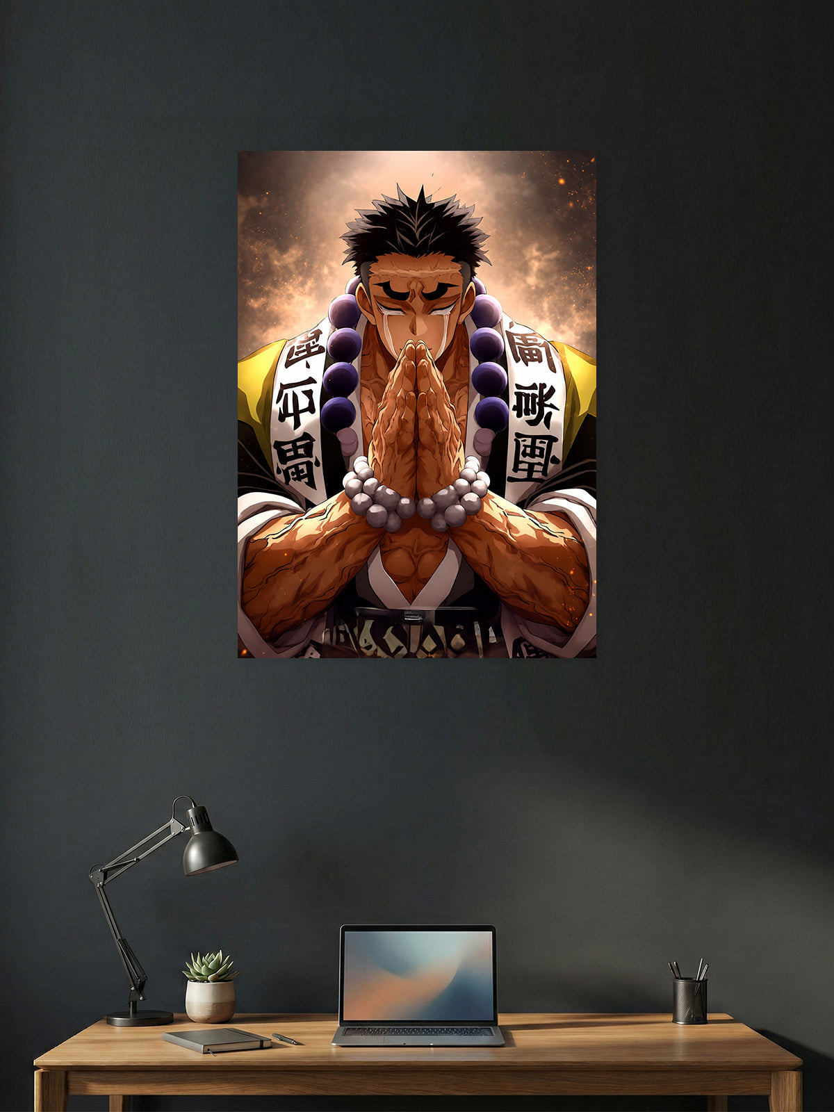 Kokushibo Anime Poster | Demon Slayer Upper Moon One Wall Art