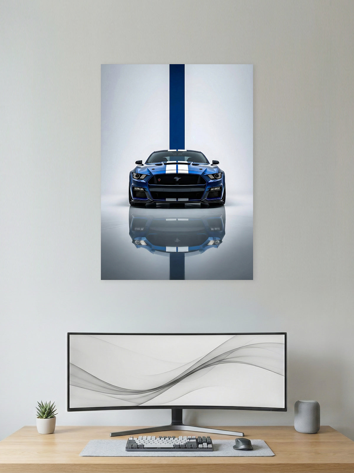 Ford Mustang Shelby Wall Poster – Iconic Muscle Performance Art