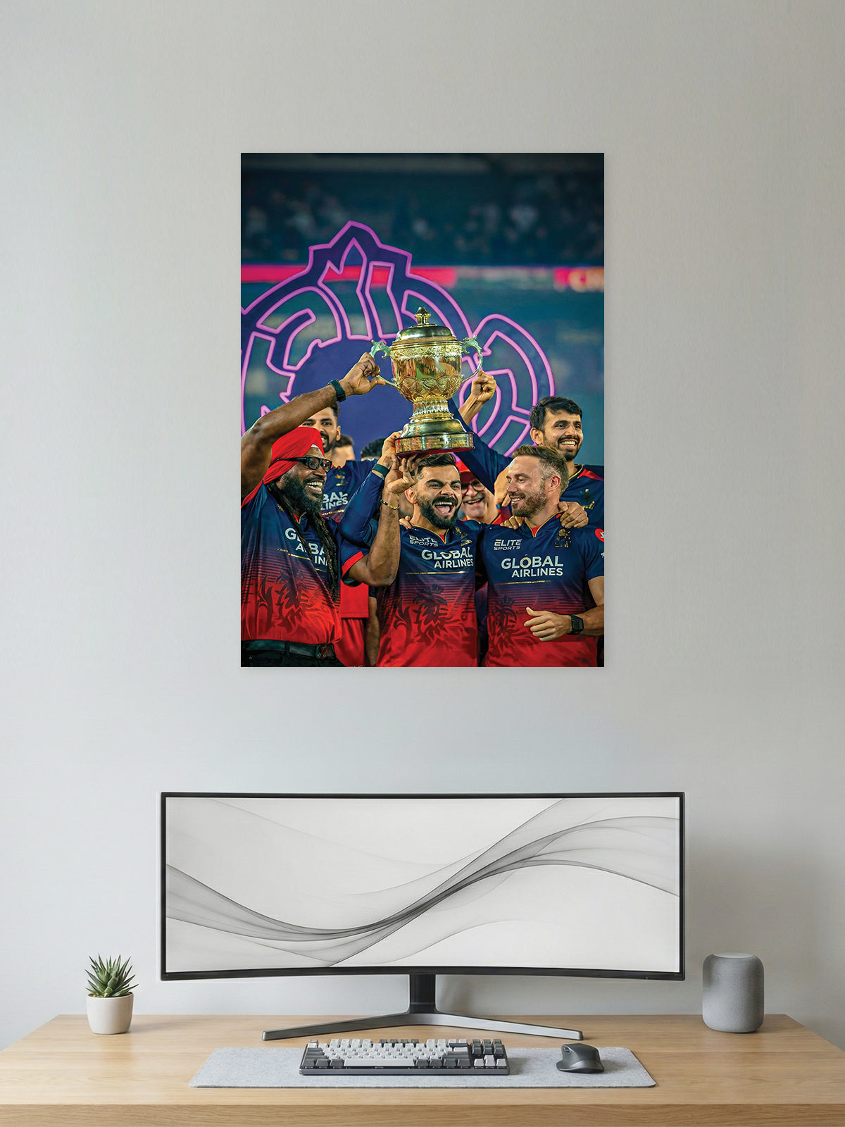 Champions – Indian Cricket Victory Celebration Wall Poster
