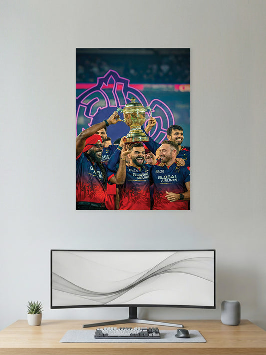 Champions – Indian Cricket Victory Celebration Wall Poster