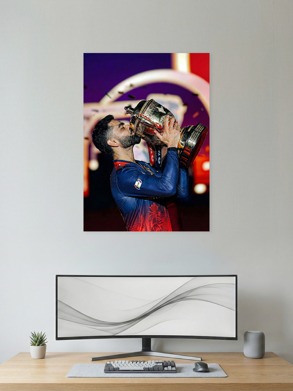 Victory – League Champion Trophy Moment Wall Poster