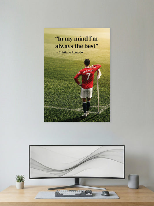 No. 7 Mindset – Elite Football Confidence Wall Poster