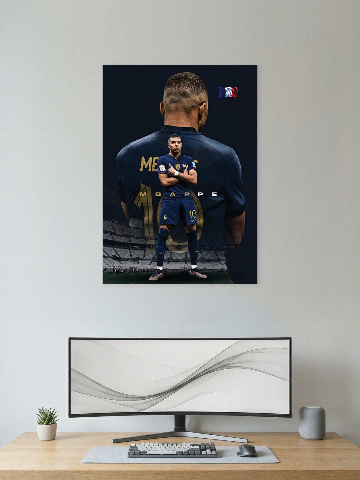 No. 10 Ascension – Modern Football Phenom Wall Poster