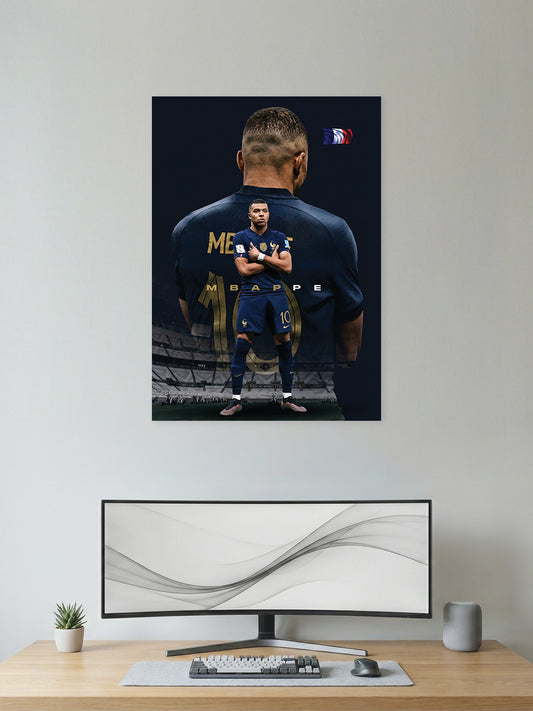 No. 10 Ascension – Modern Football Phenom Wall Poster
