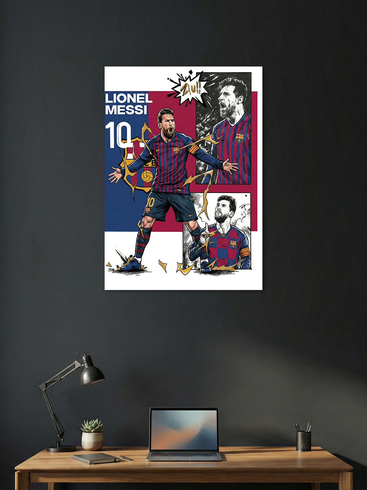 Iconic No.10 Legacy – Classic Football Art Wall Poster