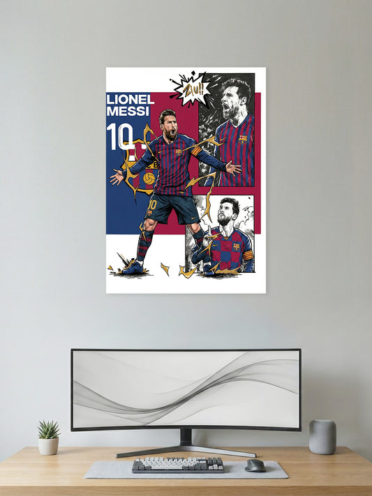 Iconic No.10 Legacy – Classic Football Art Wall Poster