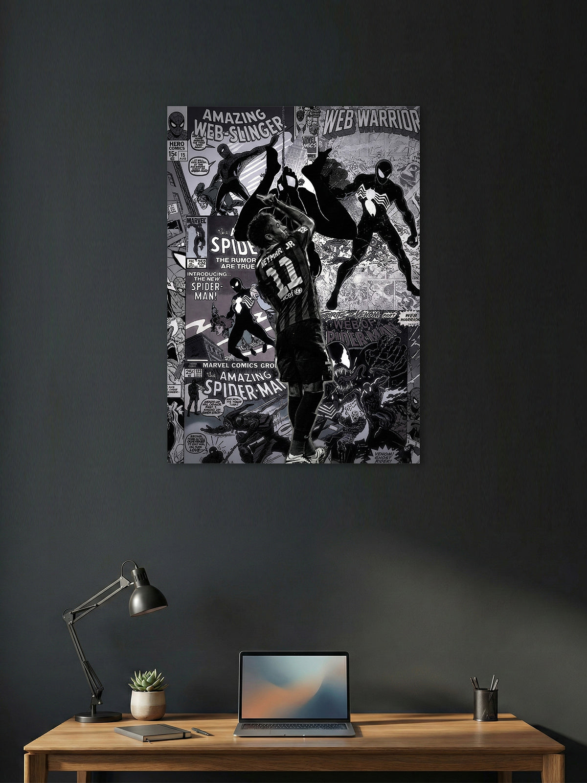 Aerial Instinct – Urban Hero Fusion Football Wall Poster