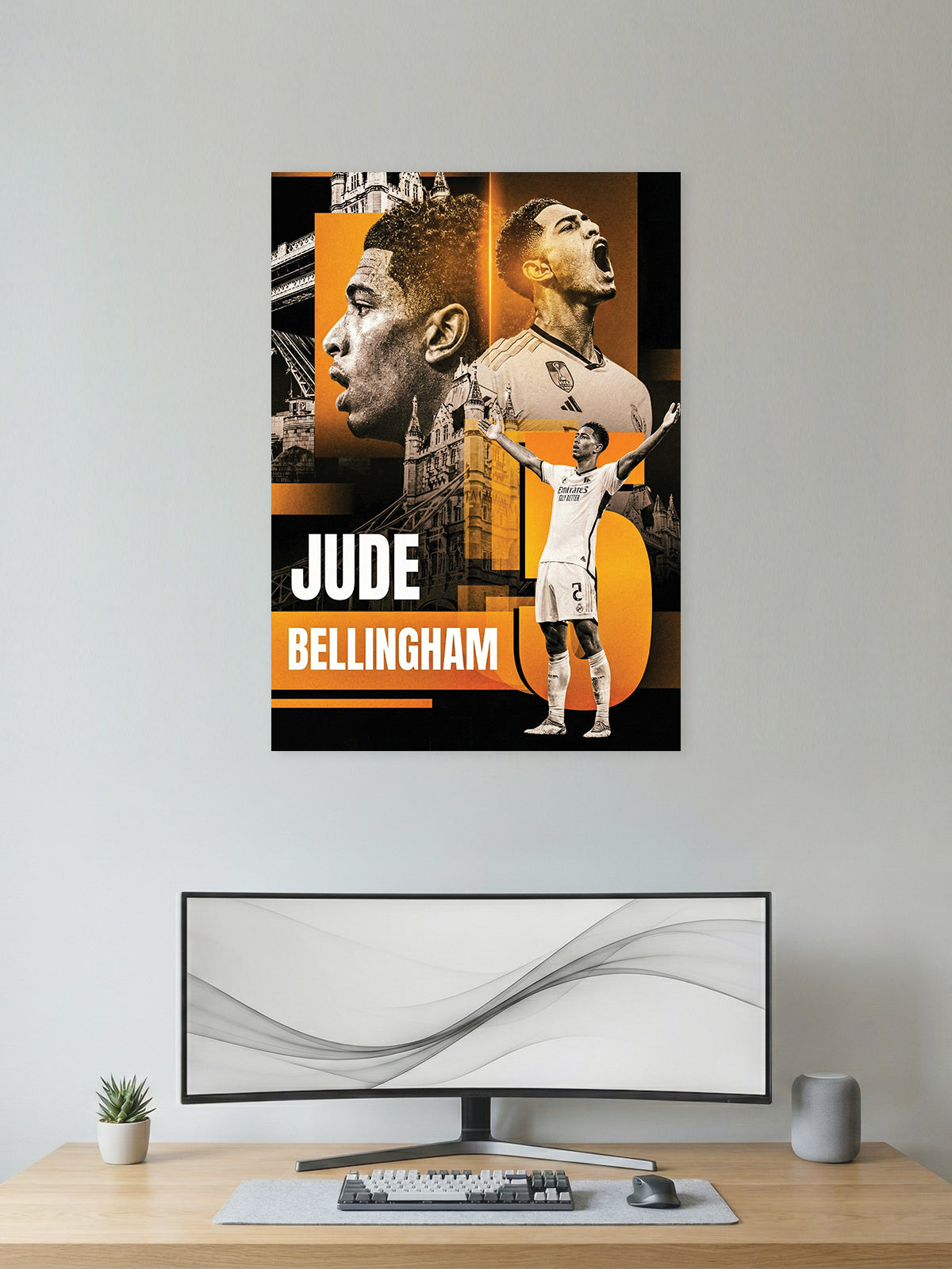 Golden Rise Football Wall Poster