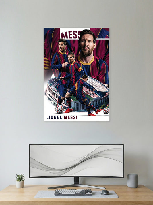Legacy in Motion Football Wall Poster