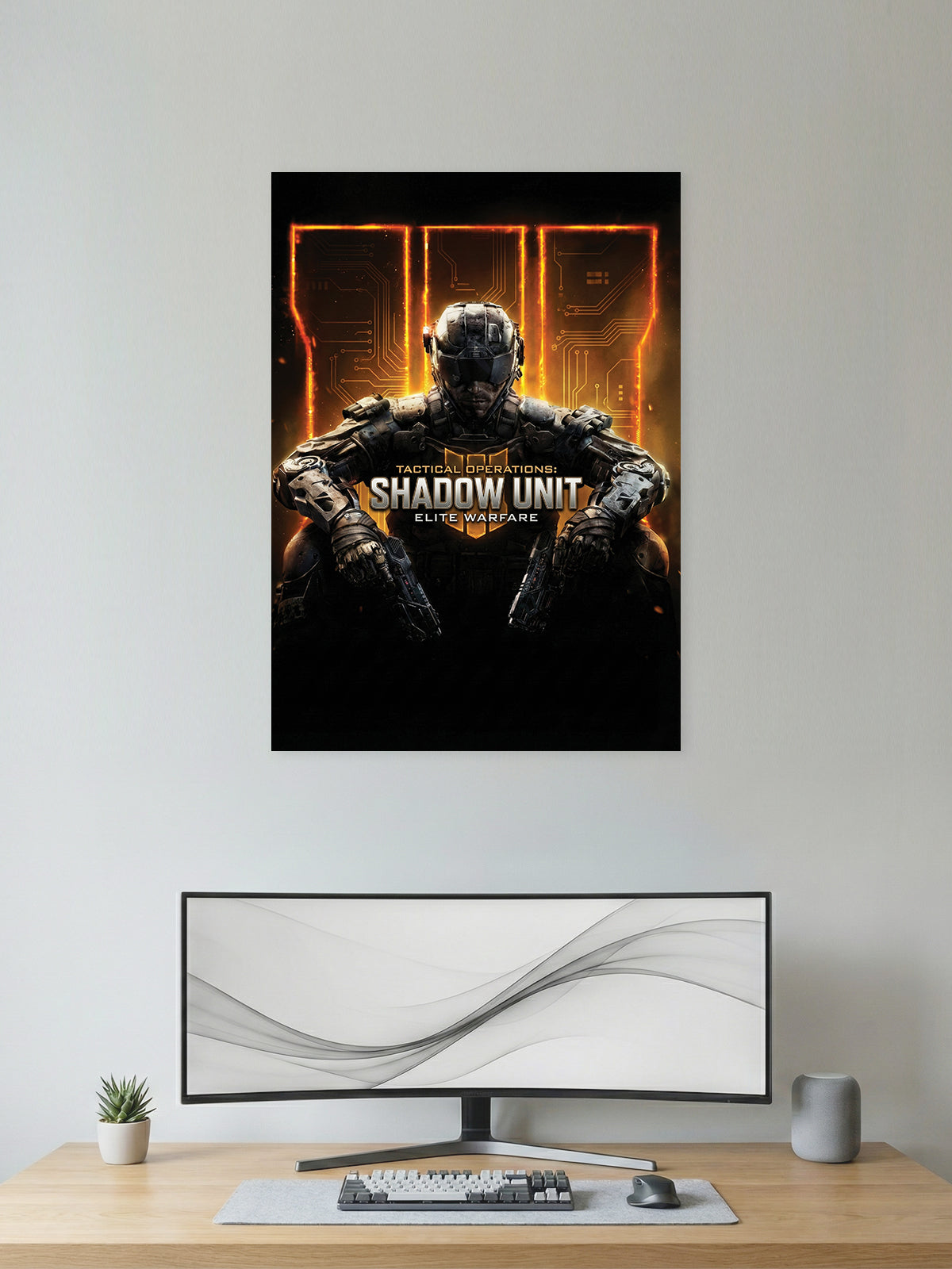 Shadow Unit – Elite Warfare Gaming Poster