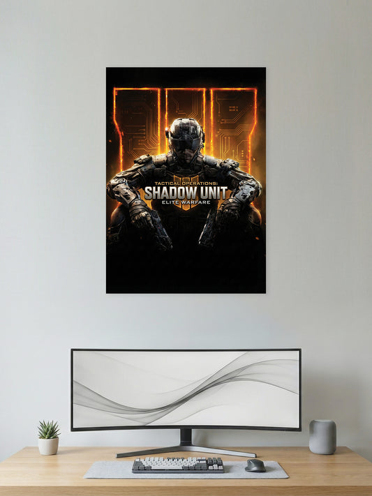 Shadow Unit – Elite Warfare Gaming Poster
