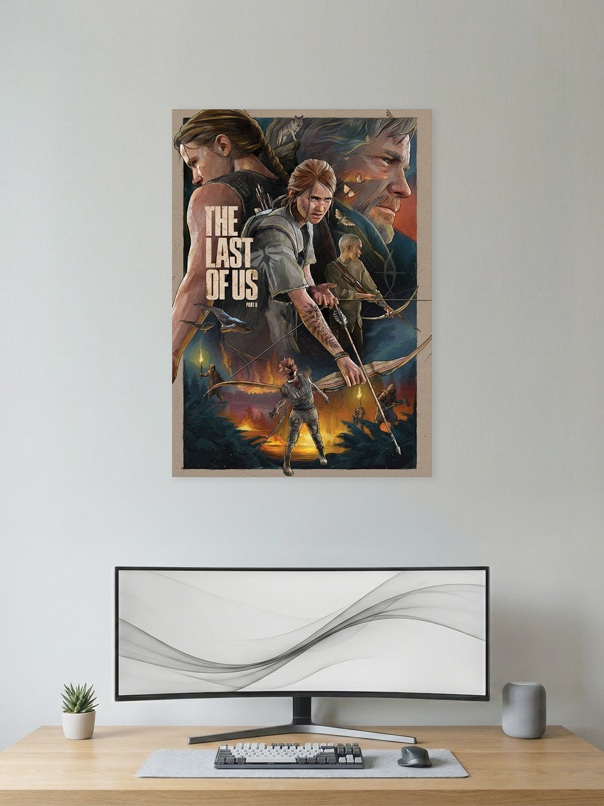 The Last of Us Part II Survival Poster – Story-Driven Gaming Wall Art
