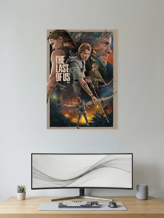 The Last of Us Part II Survival Poster – Story-Driven Gaming Wall Art