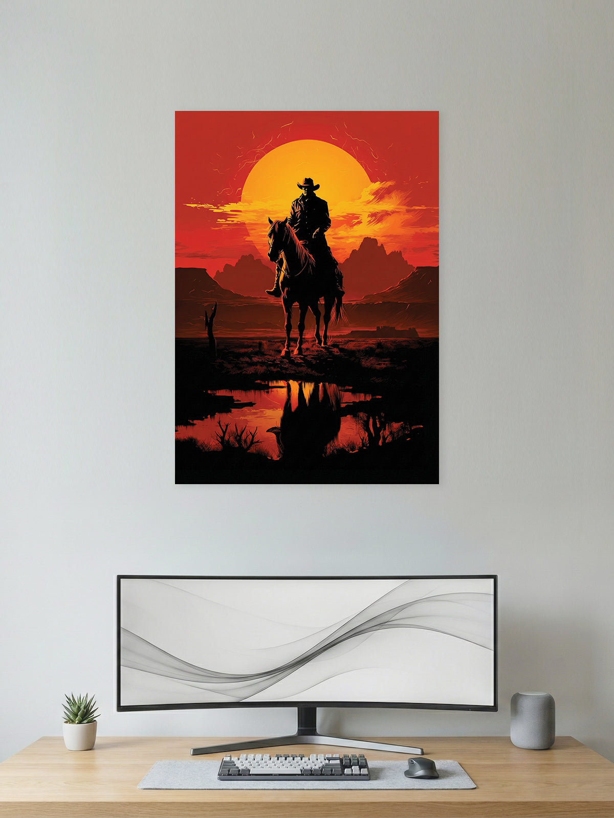 Lone Rider – Sunset Frontier Poster