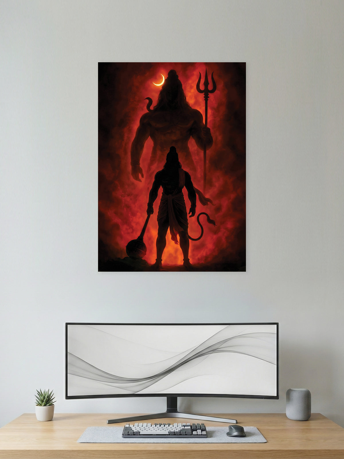 Divine Strength Wall Poster – Mythological Power