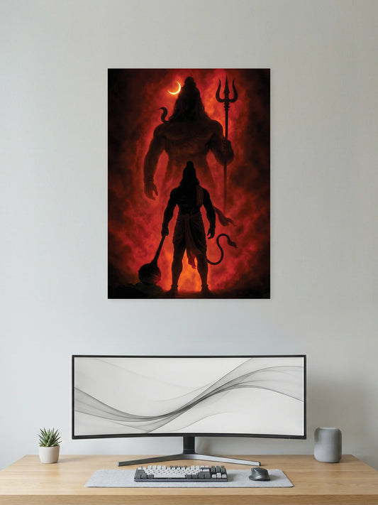 Divine Strength Wall Poster – Mythological Power