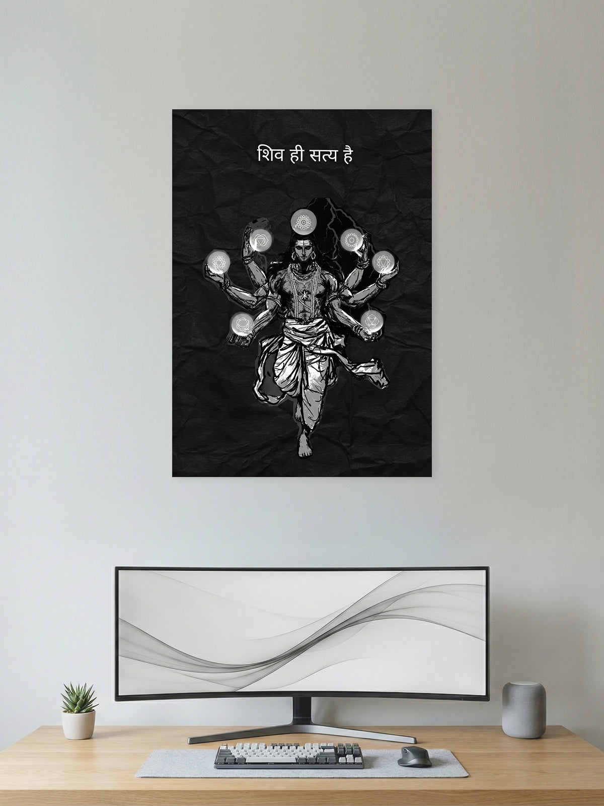 Shiv Hi Satya Hai Wall Poster