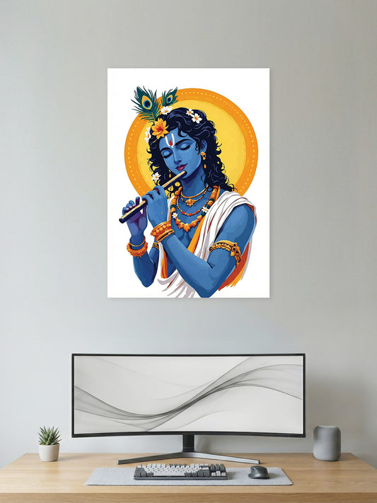Shri Krishna Wall Poster