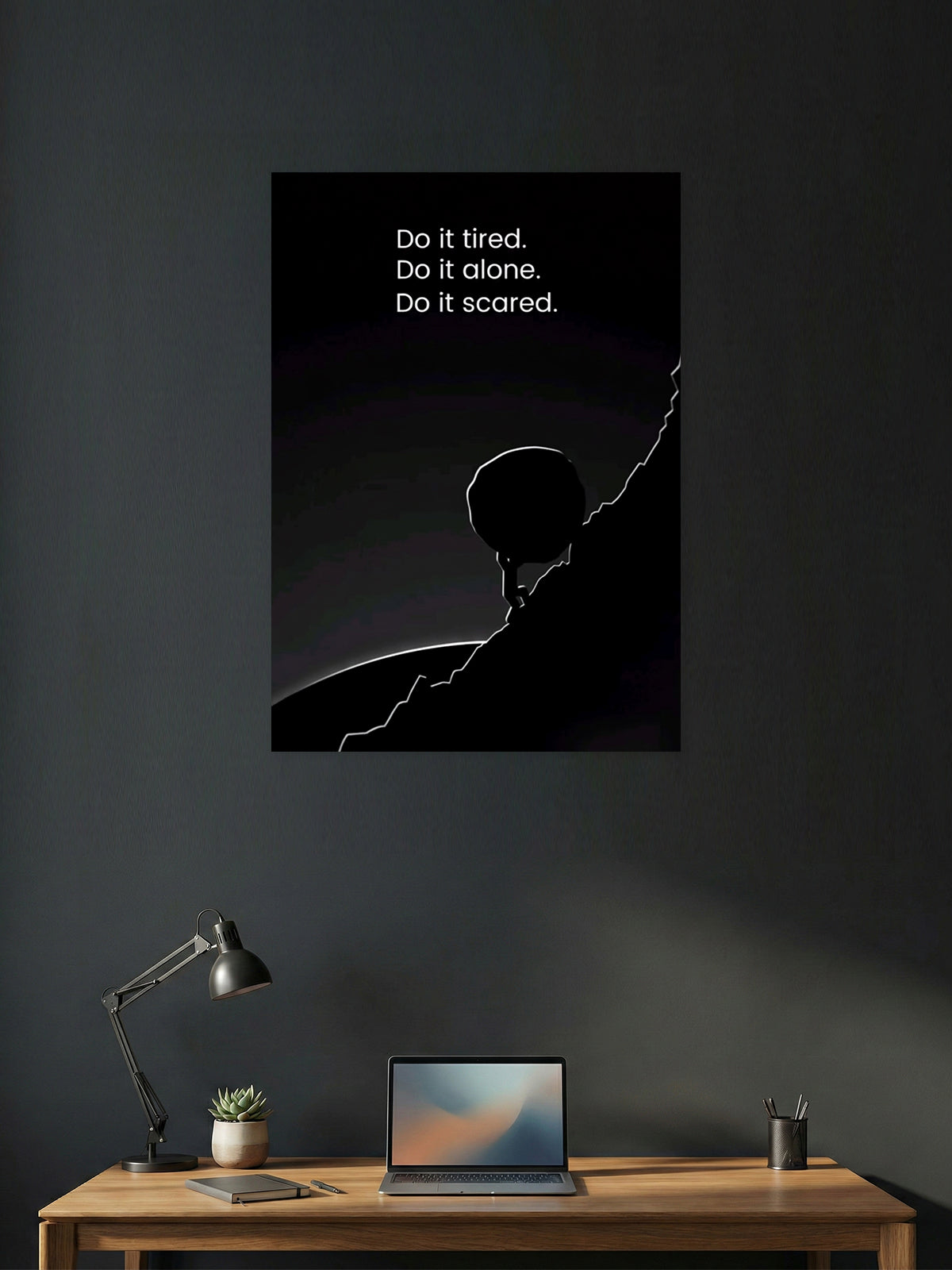 Do It Anyway – Minimalist Motivation Poster