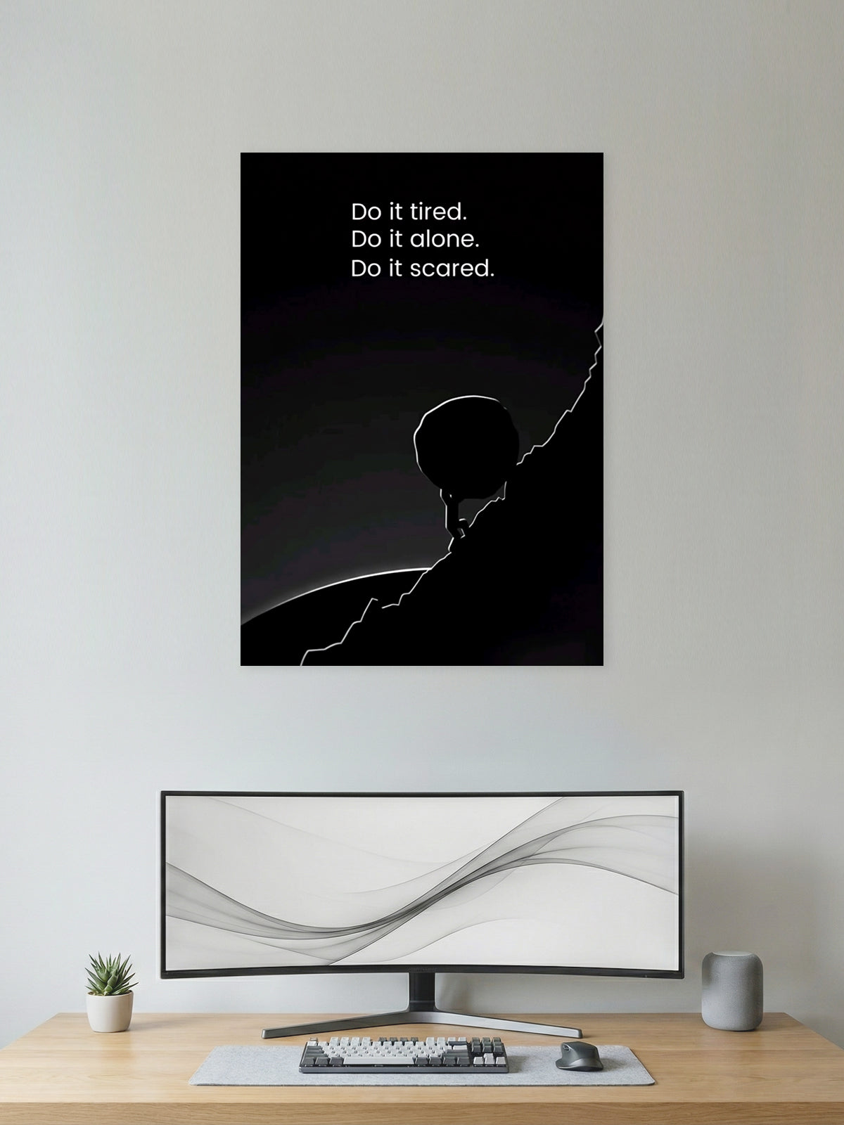 Do It Anyway – Minimalist Motivation Poster