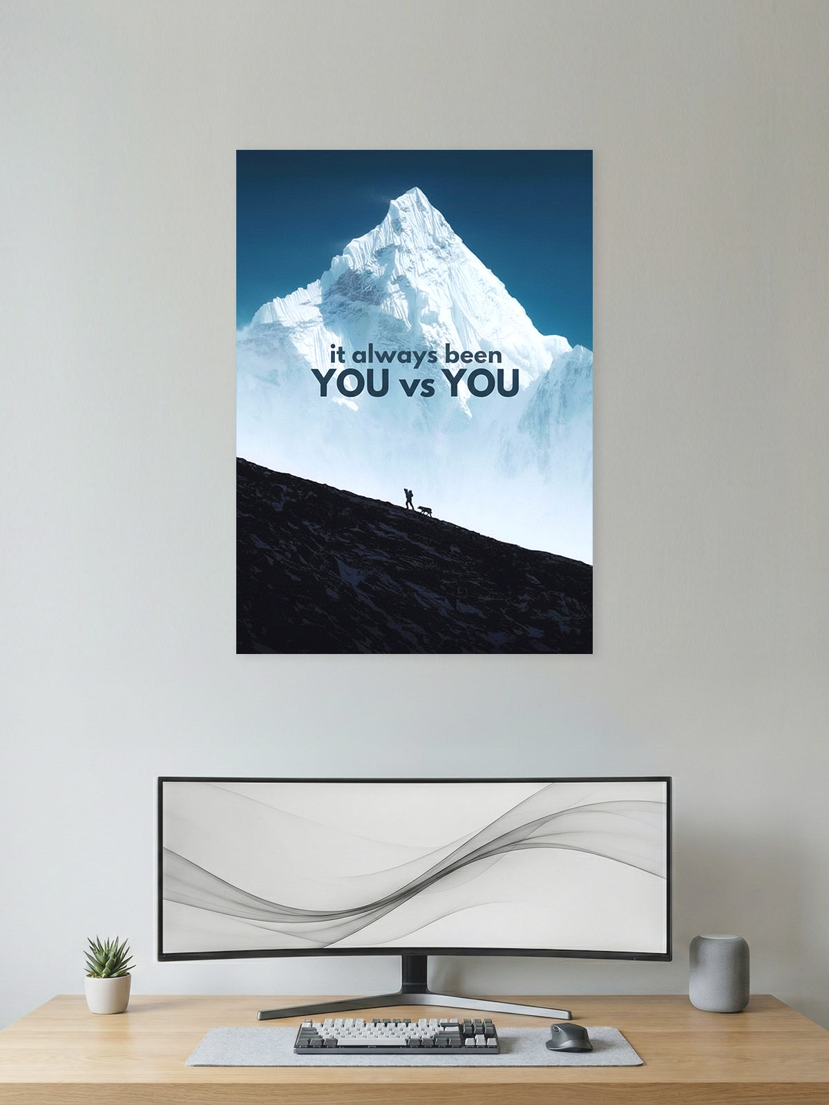 You vs You – Self Mastery Motivation Poster