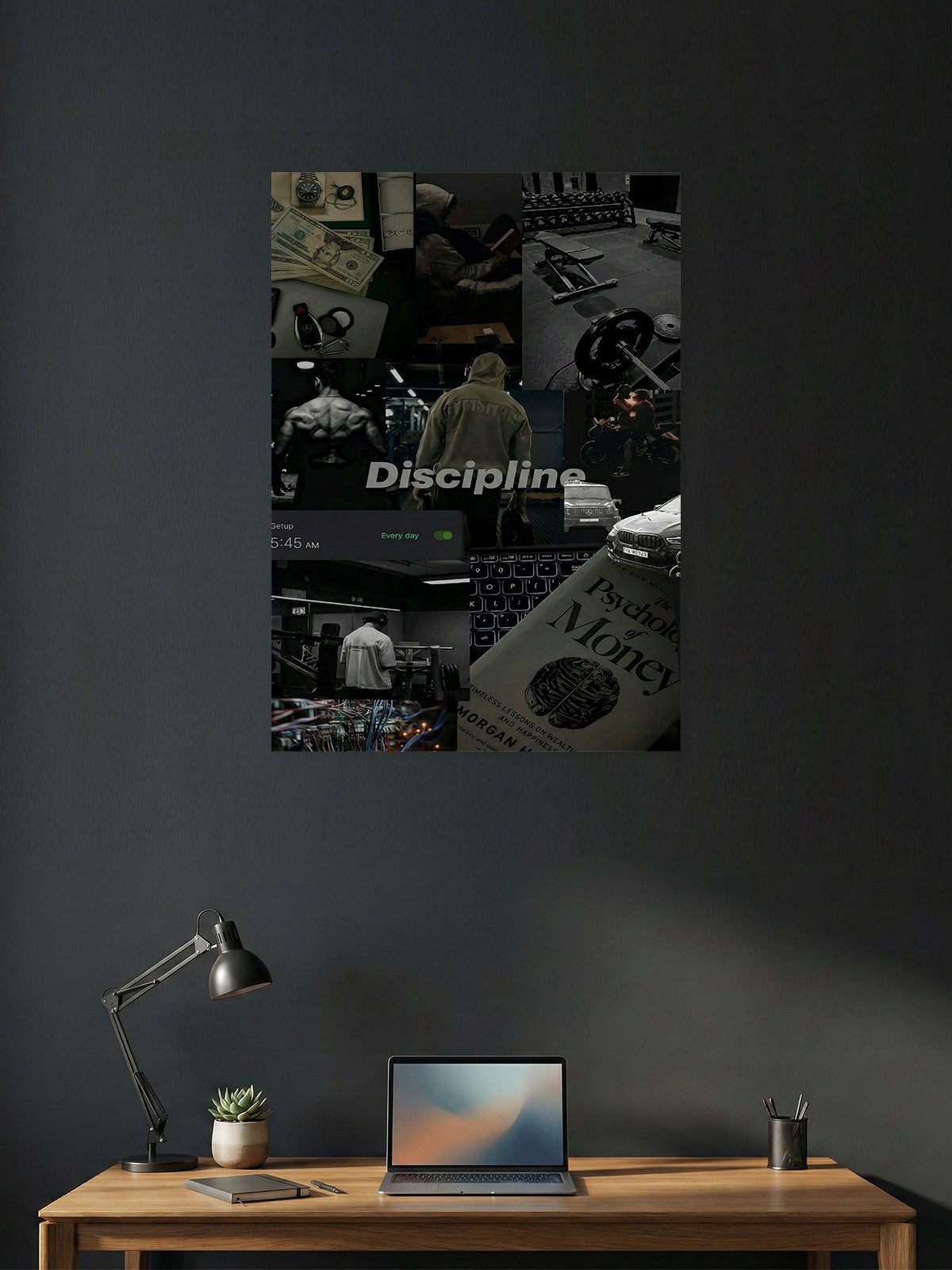 Discipline Every Day – Lifestyle Motivation Poster