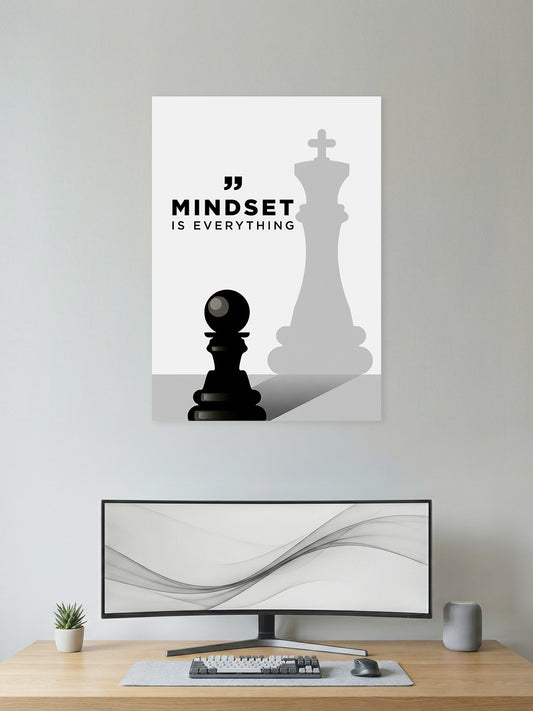 Mindset Is Everything – Strategy Mindset Poster